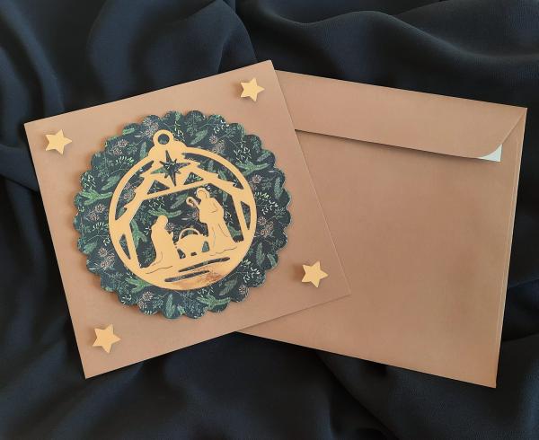 Weihnachtskarte "Krippe 3"